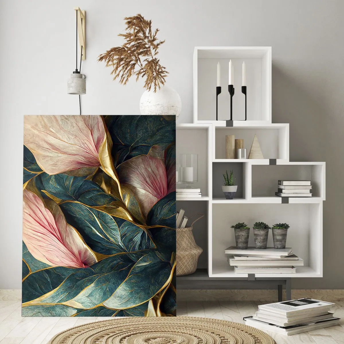 Obraz na skle - Přirozená elegance a styl - 50x70 cm
