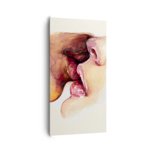 Obraz na plátně - Jako noc a den, země a nebe - 65x120 cm