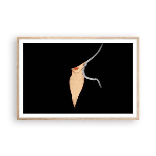 Plakát v rámu světlý dub - Elegance a styl - 91x61 cm