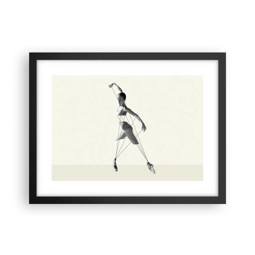 Plakát v černém rámu - V divadle světa - 40x30 cm