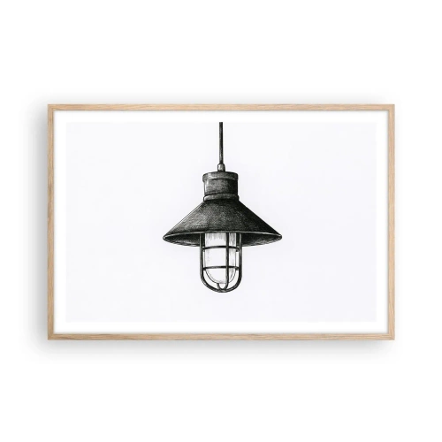 Plakát v rámu světlý dub - Jako před lety… - 91x61 cm