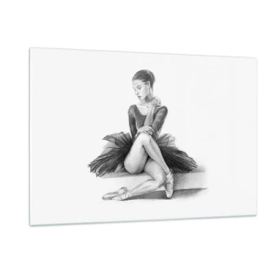 Obraz na skle - Okouzlená tancem - 120x80 cm