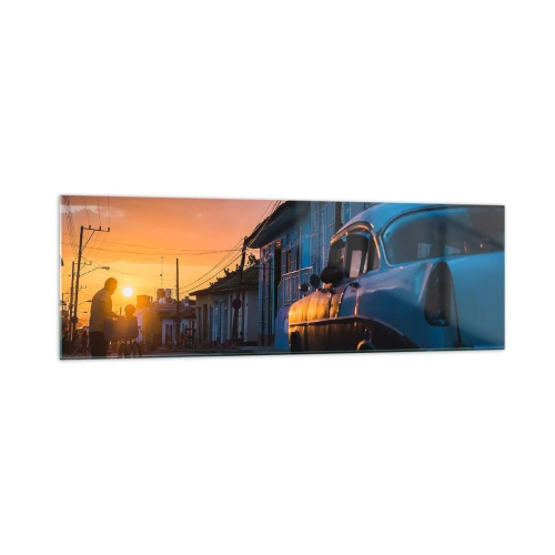 Obraz na skle - Zde se zpomaluje čas - 160x50 cm