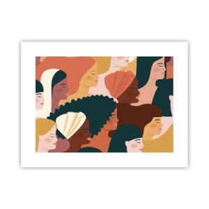 Plakát - Pouze ženskost - 40x30 cm