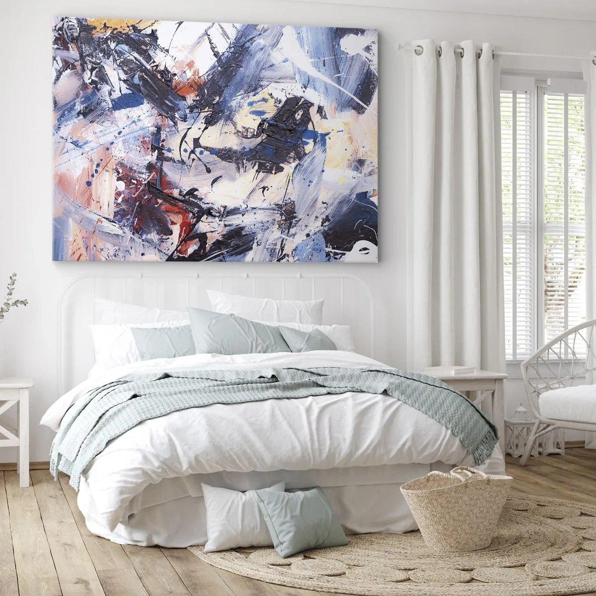 Obraz na plátně - Bláznivý tanec abstrakce - 120x80 cm