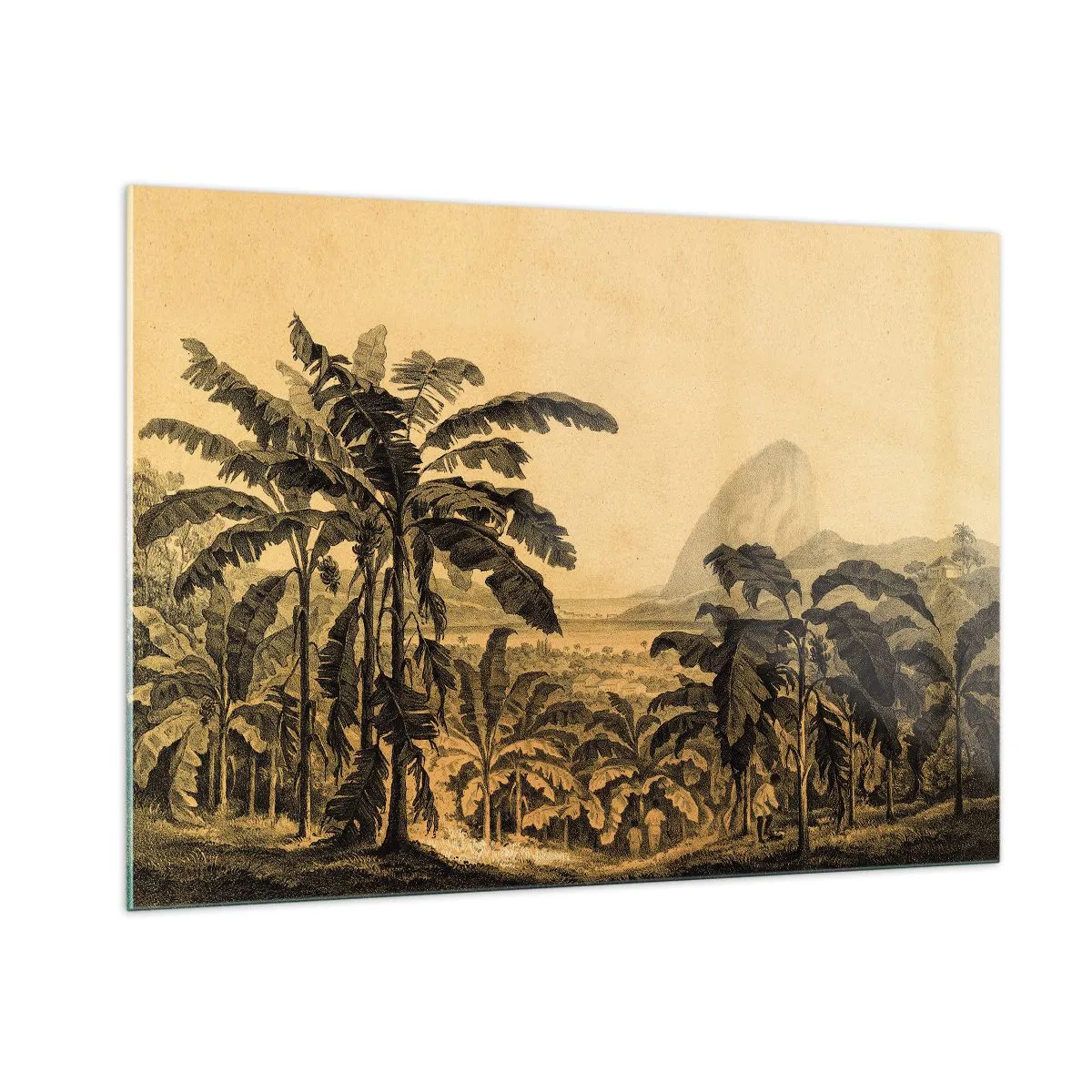 Obraz na skle - V koloniálním stylu - 100x70 cm