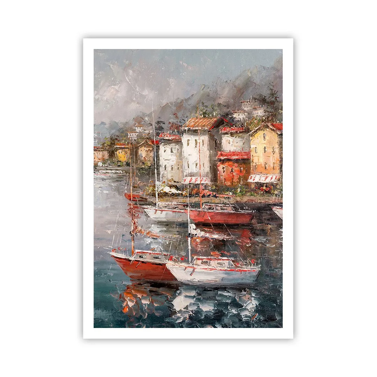 Plakát - Romantický přístav - 70x100 cm