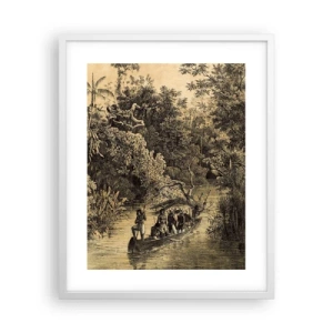 Plakát v bílém rámu - Výlet ke zdroji - 40x50 cm