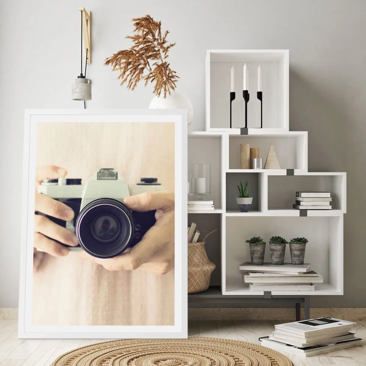 Plakát v bílém rámu - Pro více informací… - 61x91 cm