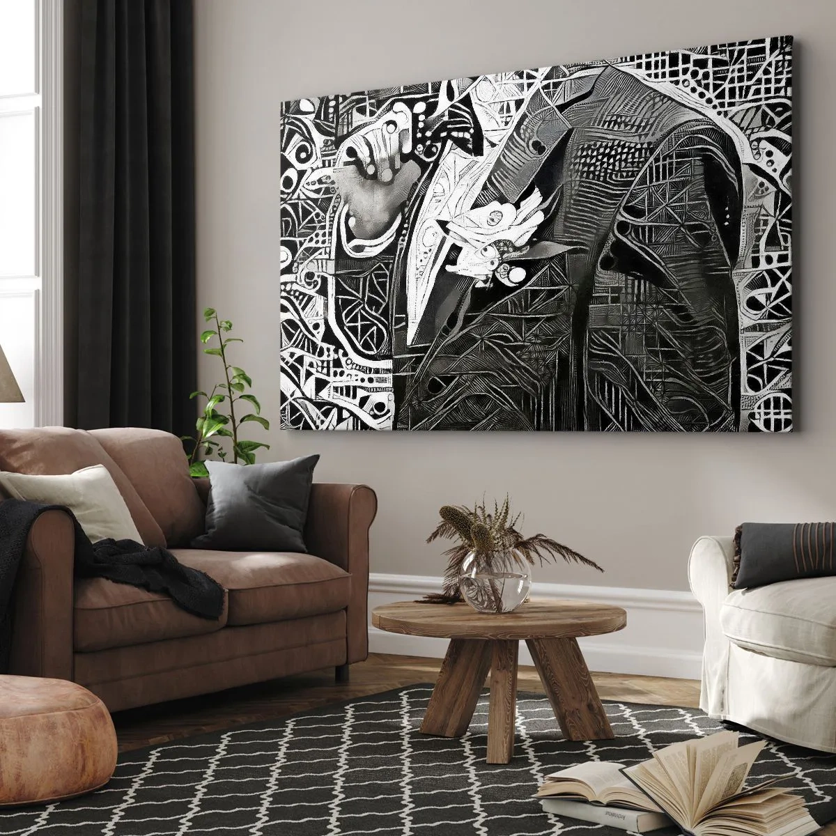 Obraz na plátně - Pouze zdánlivě šedý člověk - 100x70 cm