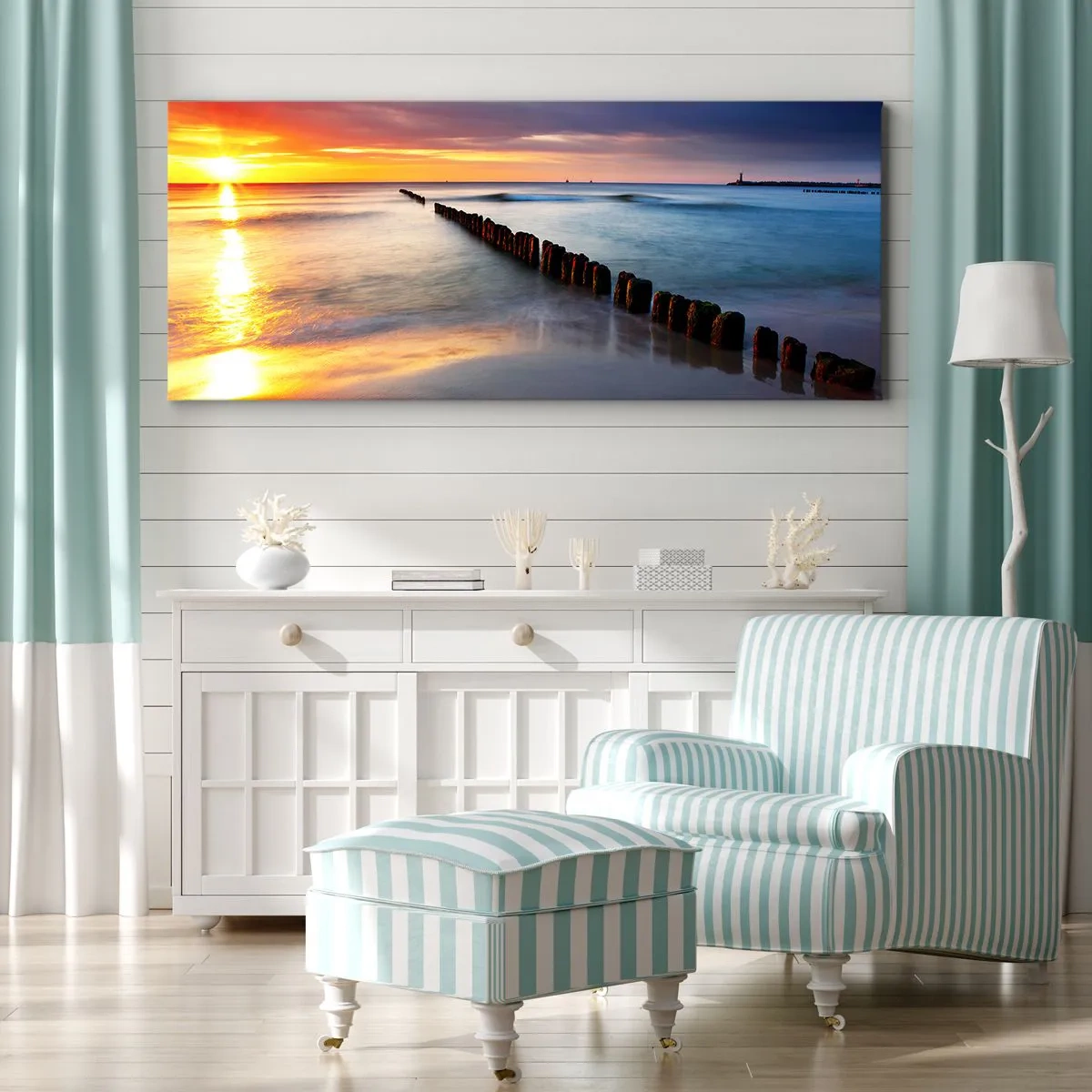 Obraz na plátně - Poslouchej ticho - 100x40 cm