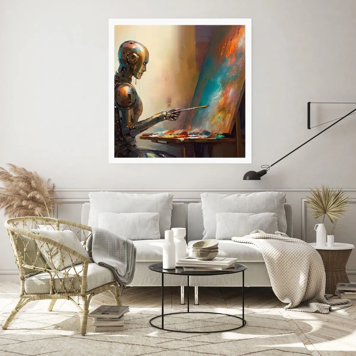 Plakát - Umění budoucnosti - 30x30 cm