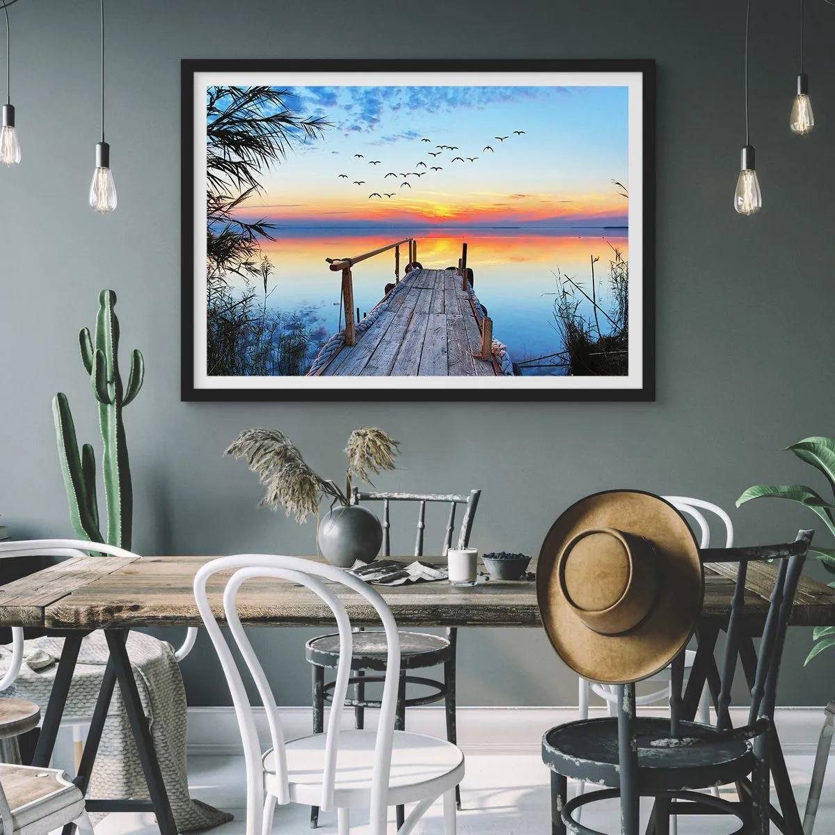 Plakát v černém rámu - Je čas vrátit se… - 40x30 cm