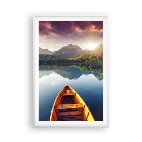 Plakát v bílém rámu - Nic proti přírodě - 61x91 cm