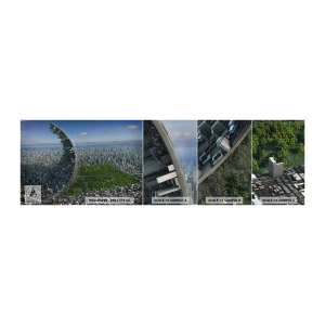Fototapeta Vzorek Standard Eco - Příroda je věčná - Abstrakce, Architektura, Design - 100x30 cm