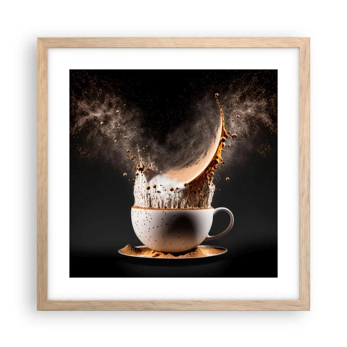 Plakát v rámu světlý dub - Exploze chuti - 40x40 cm