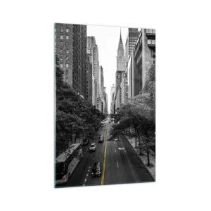 Obraz na skle - Newyorské ráno - 70x100 cm
