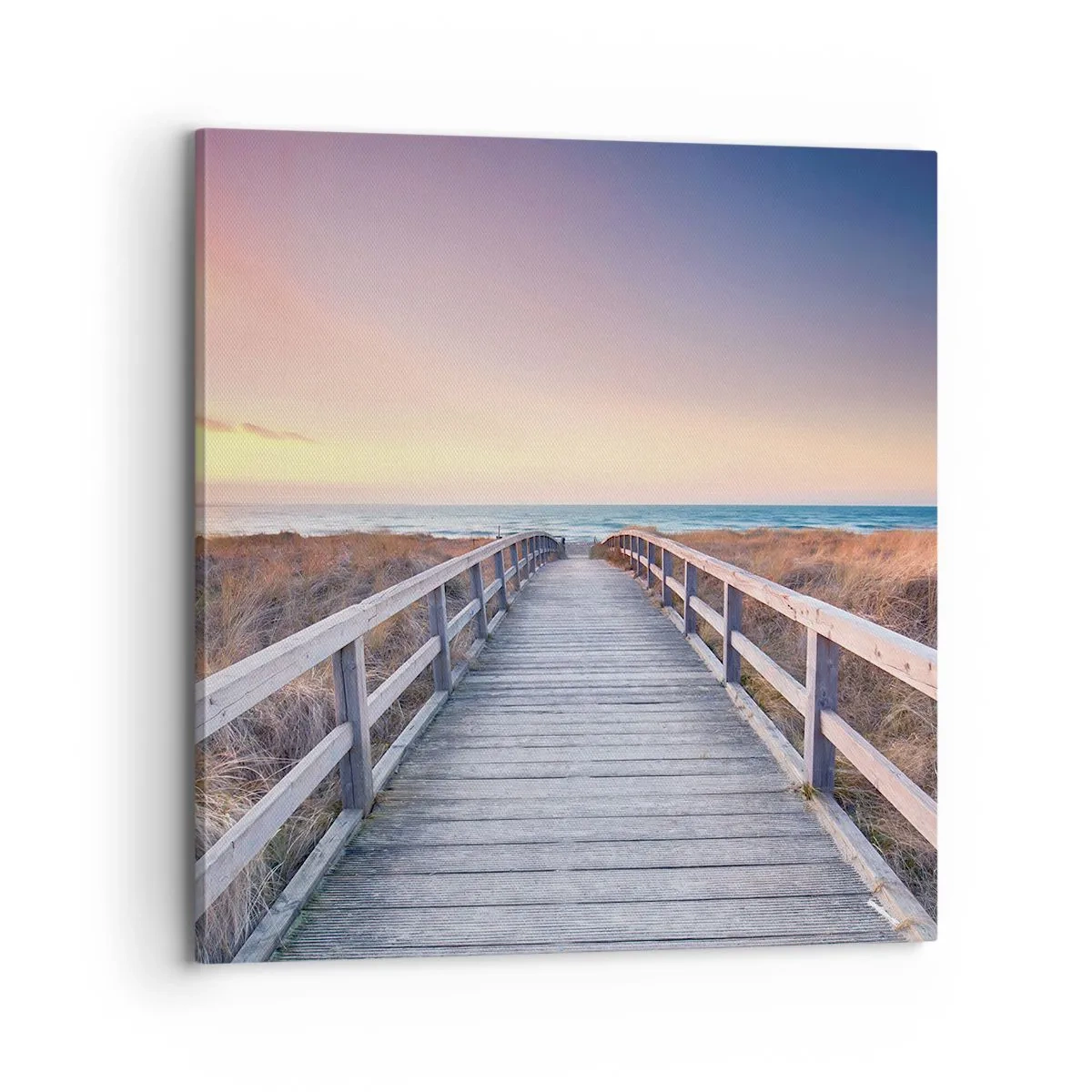 Obraz na plátně - Baltská večerní polární záře - 70x70 cm