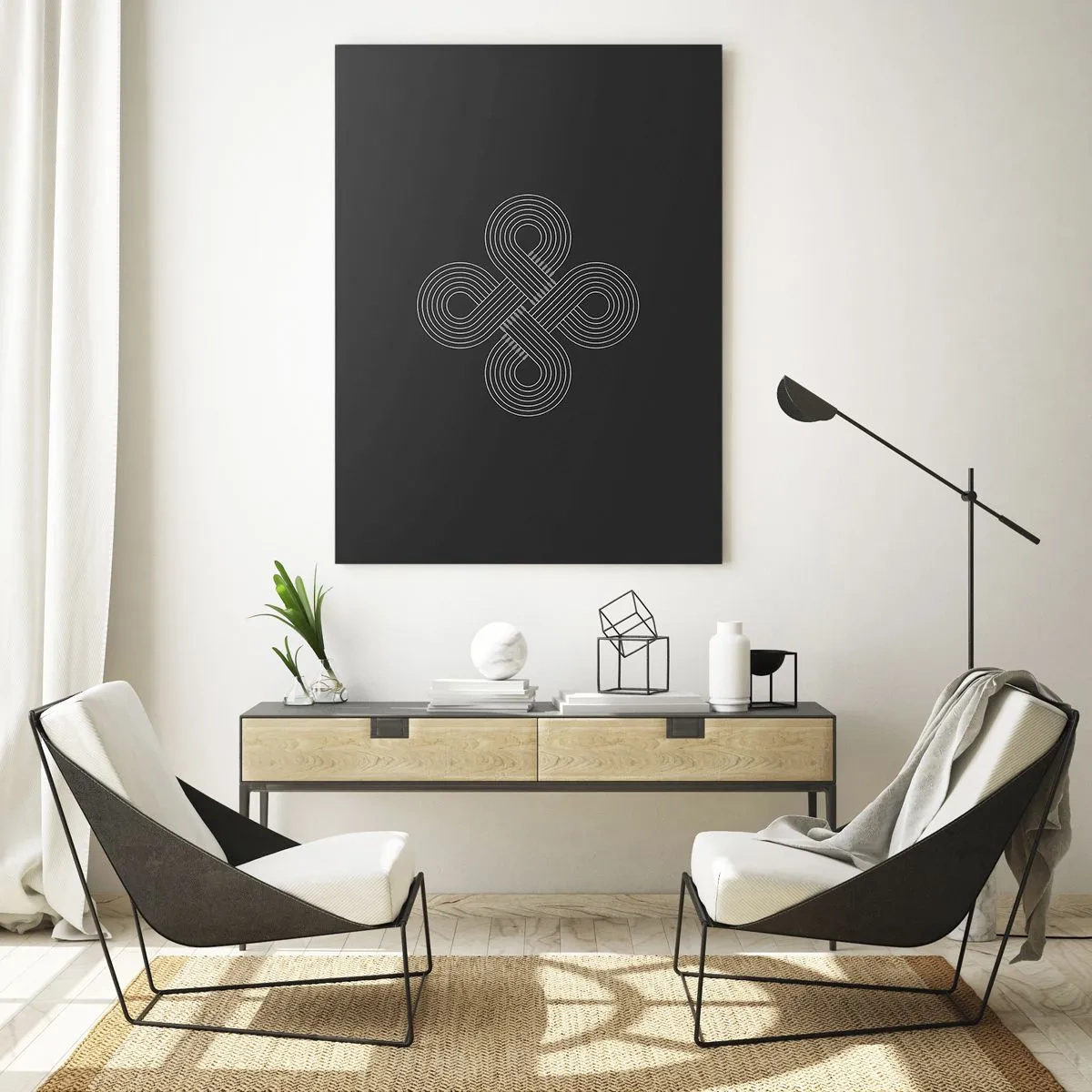 Obraz na skle - V keltském duchu - 50x70 cm