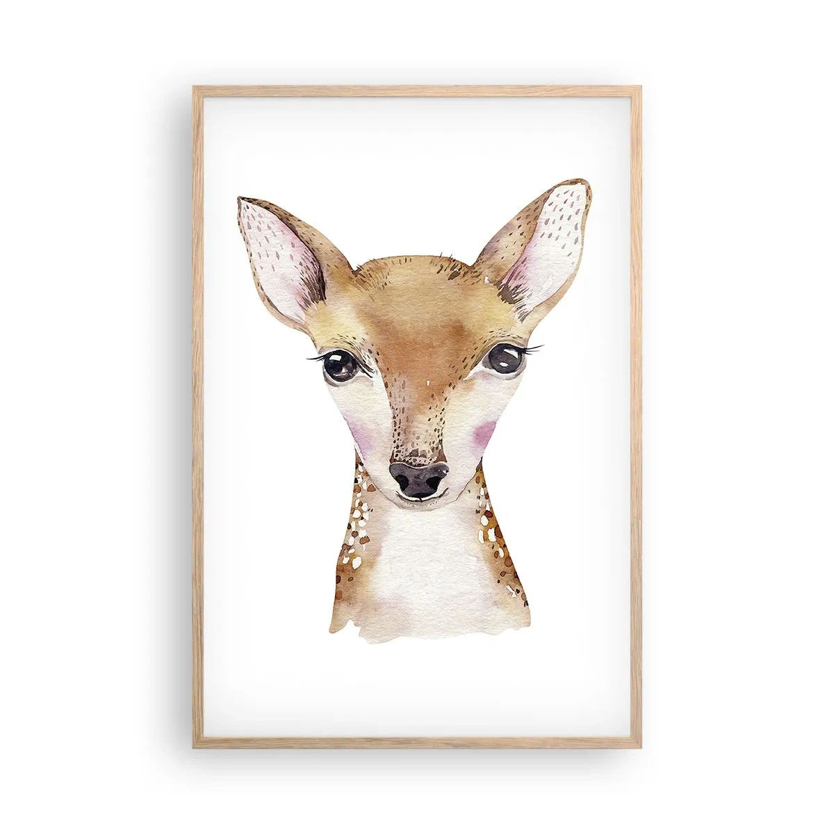 Plakát v rámu světlý dub - Povaha nevinnosti - 61x91 cm