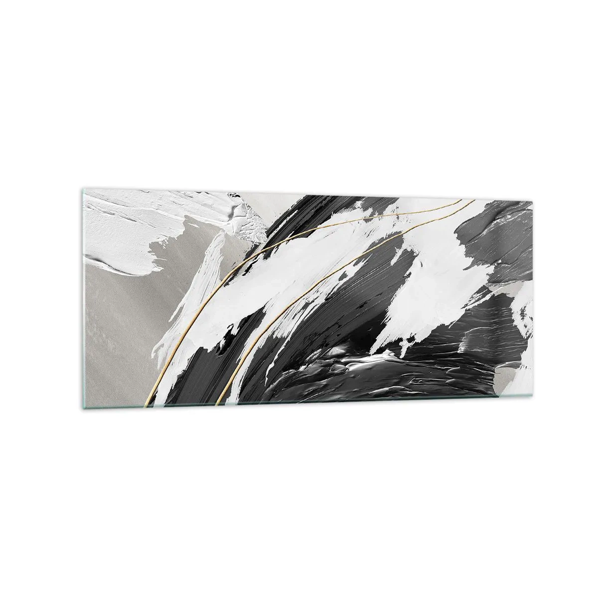 Obraz na skle - Velkorysá abstrakce - 120x50 cm