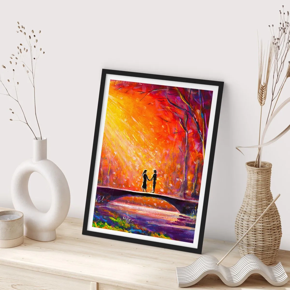 Plakát v černém rámu - Nebe je taky miluje - 70x100 cm