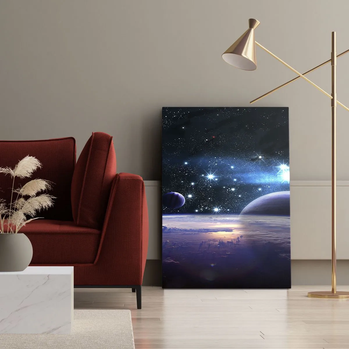 Obraz na plátně - Stále sami? - 55x100 cm