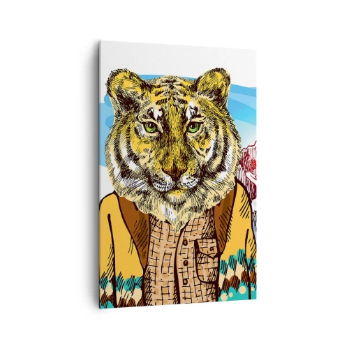 Obraz na plátně - Není tak divoký jak ho kreslí - 80x120 cm