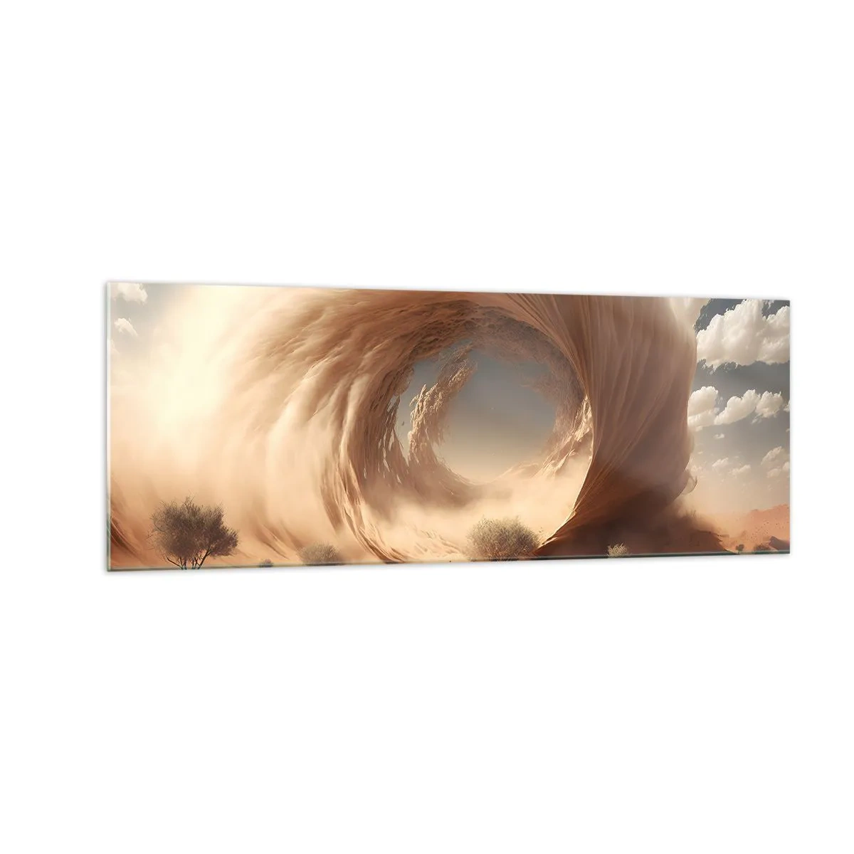 Obraz na skle - Otevřený portál - 140x50 cm