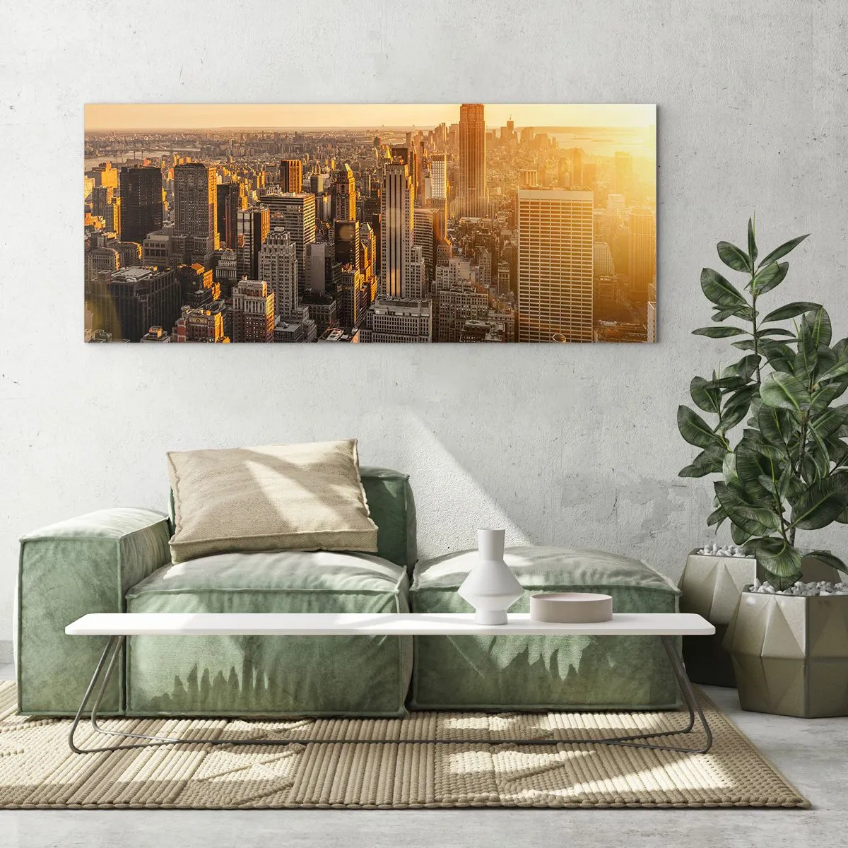 Obraz na skle - Růst na slunci - 100x40 cm