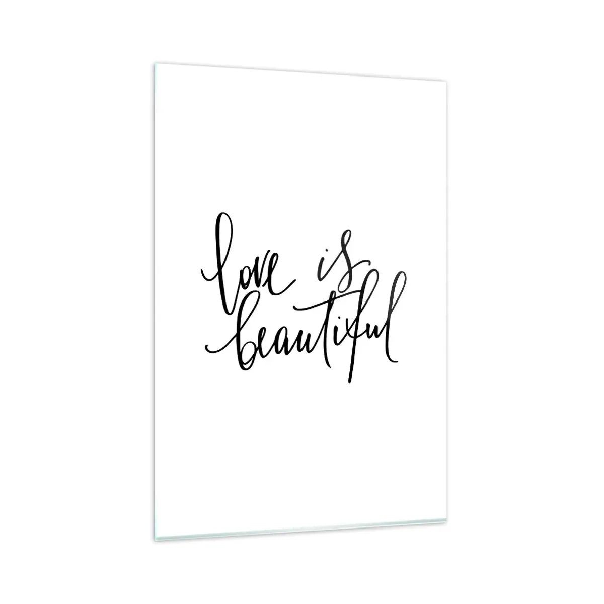 Obraz na skle - Přečti a zopakuj - 80x120 cm