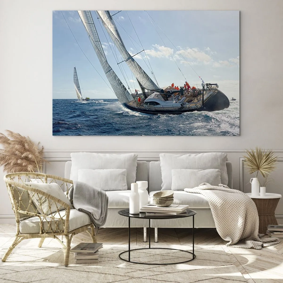 Obraz na skle - Ať zvítězí lepší - 120x80 cm