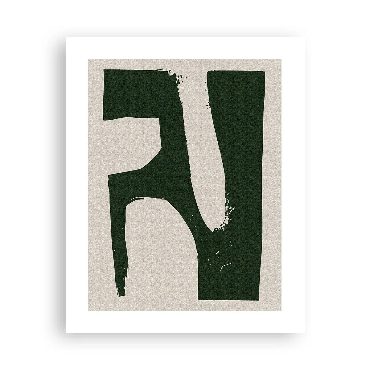 Plakát - Zálivy v bílem - 40x50 cm