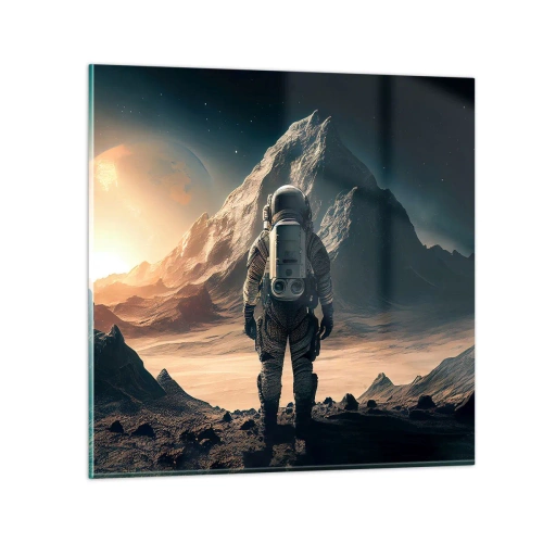 Obraz na skle - Nová výzva - 60x60 cm