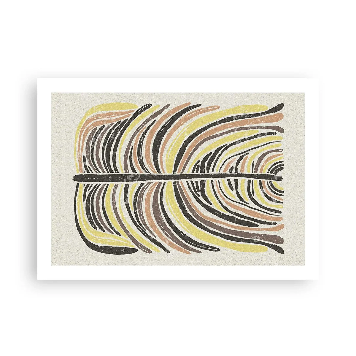 Plakát - Abstrakce plná života - 70x50 cm