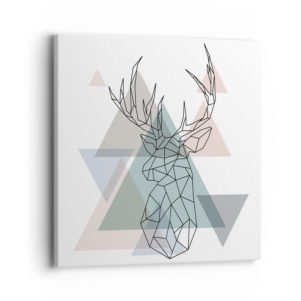 Obraz na plátně - V geometrickém lese - 40x40 cm