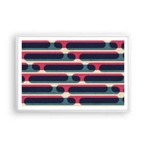 Plakát v bílém rámu - Dovnitř a dopředu - 91x61 cm