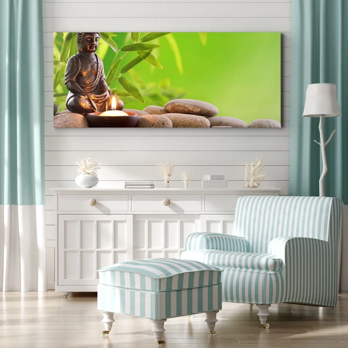 Obraz na plátně - Život je krásný - 90x30 cm