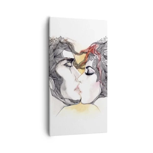 Obraz na plátně - Svět neexistuje - 55x100 cm