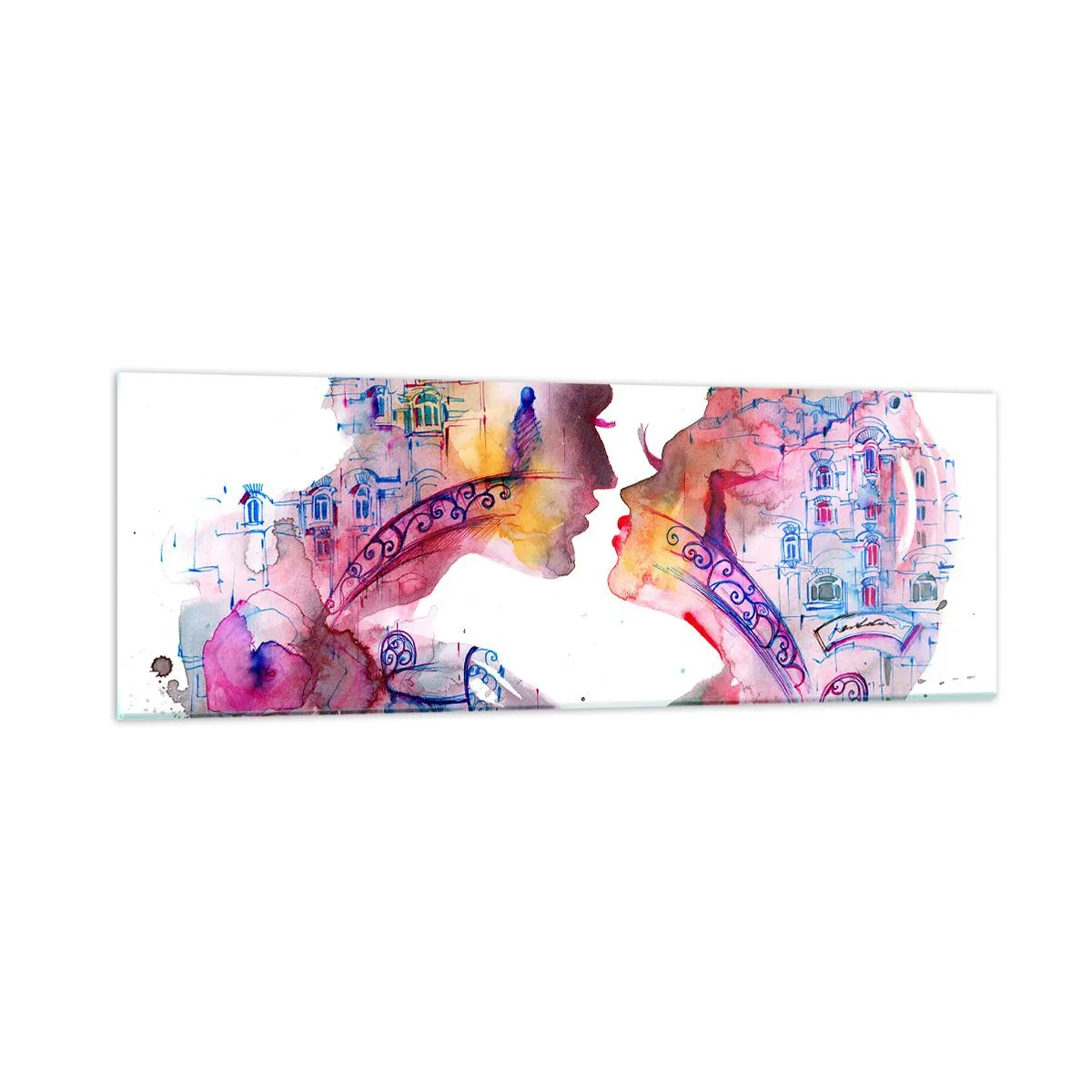 Obraz na skle - Tajemný most vzdychání - 90x30 cm