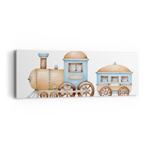 Obraz na plátně - Na dráze stojí… - 90x30 cm