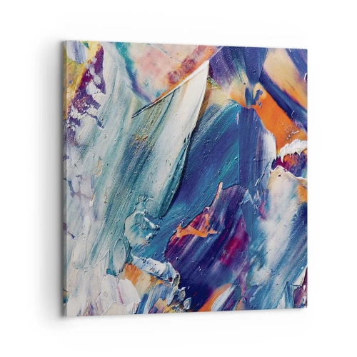 Obraz na plátně - Chaos barev - 60x60 cm