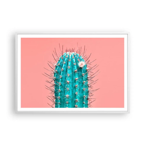 Plakát v bílém rámu - Jen koukej - 100x70 cm