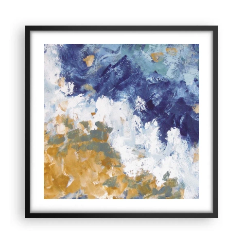 Plakát v černém rámu - Tanec živlů - 50x50 cm