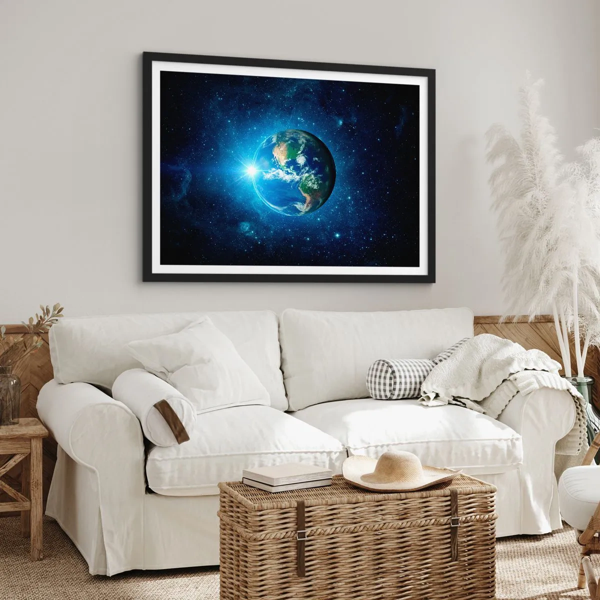 Plakát v černém rámu - Jsme v nebi - 70x50 cm