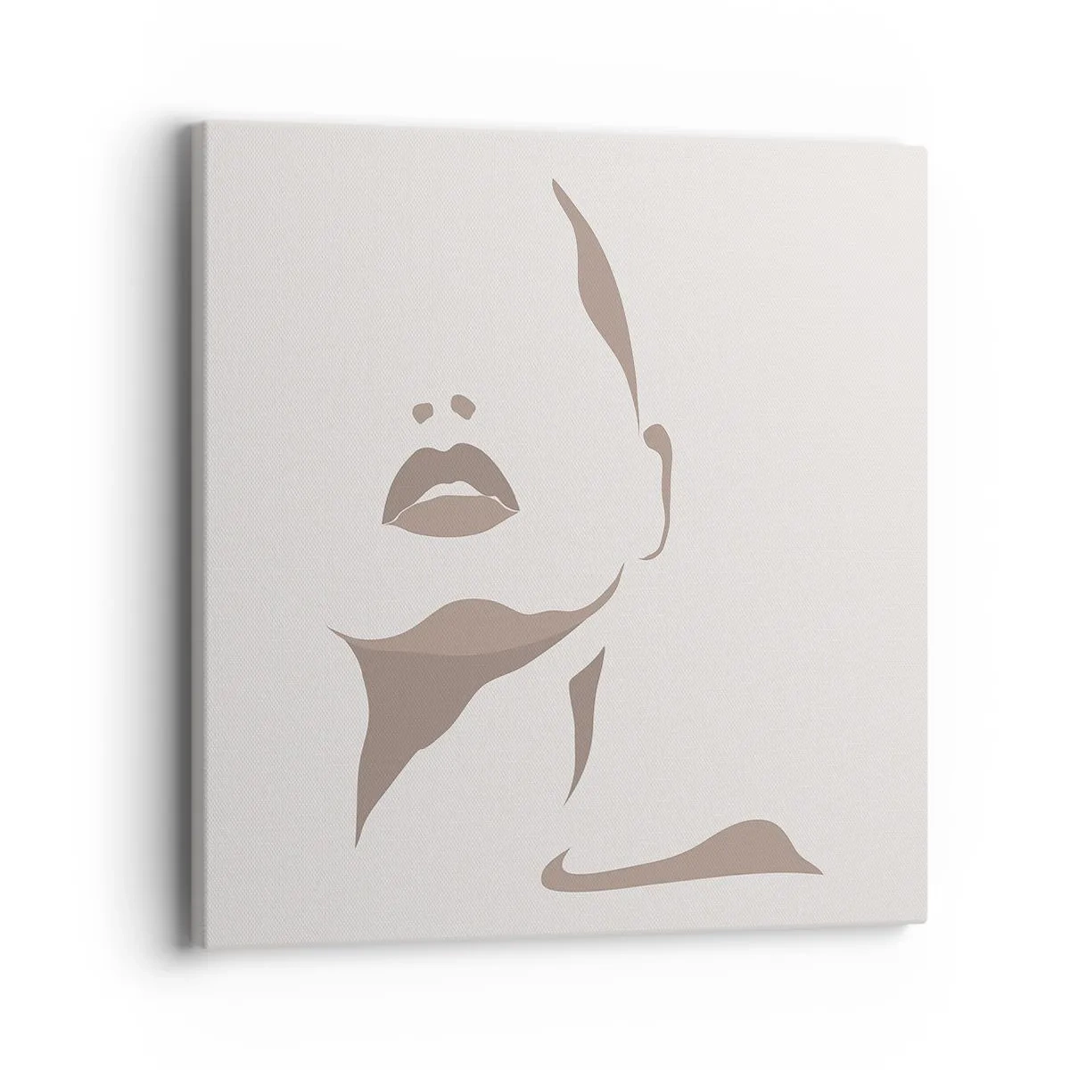 Obraz na plátně - Stvořená ze světla a stínu - 40x40 cm