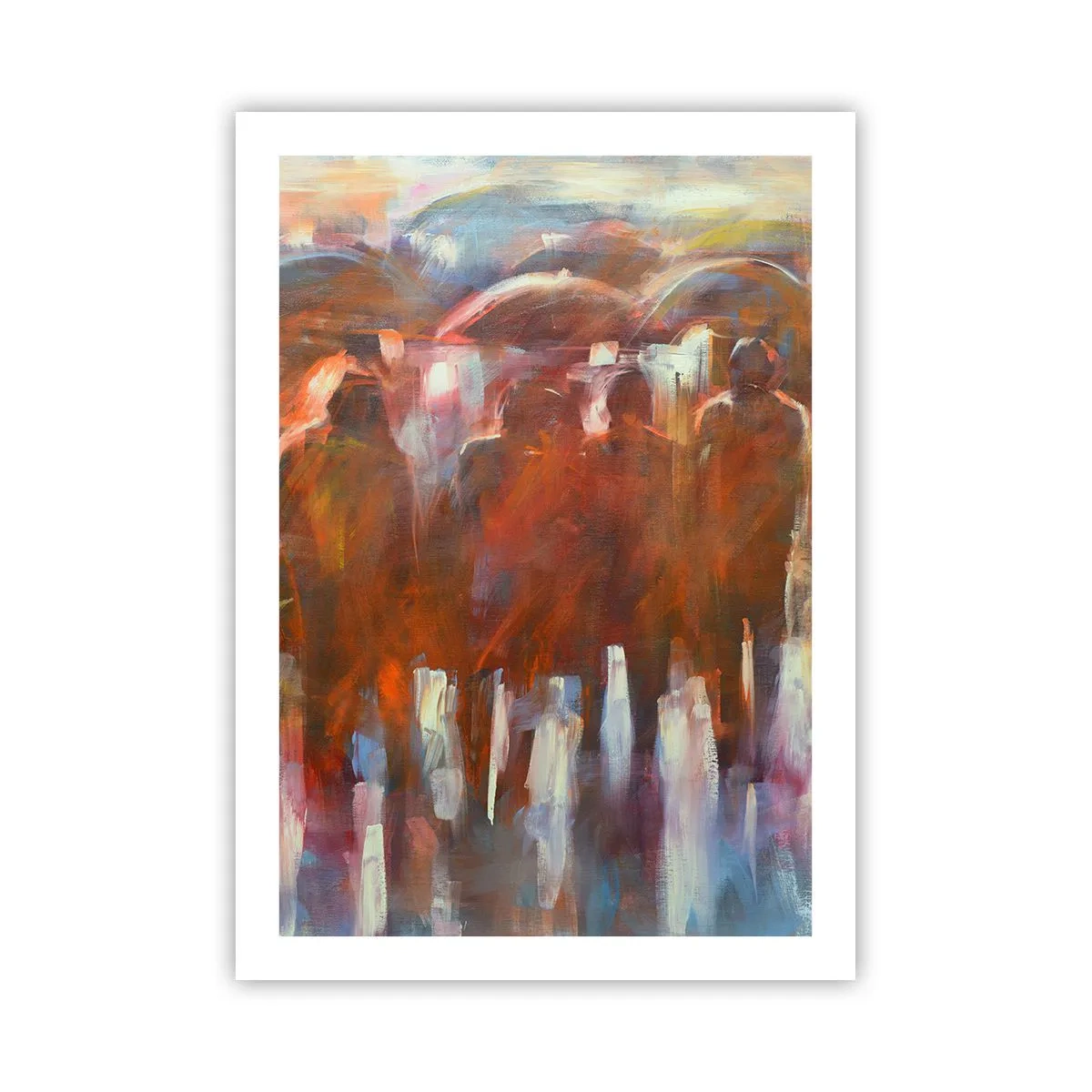 Plakát - Rovnocenní v dešti a mlze - 50x70 cm