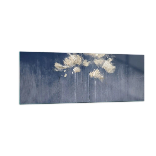 Obraz na skle - Jako okvětní lístky ve větru - 140x50 cm