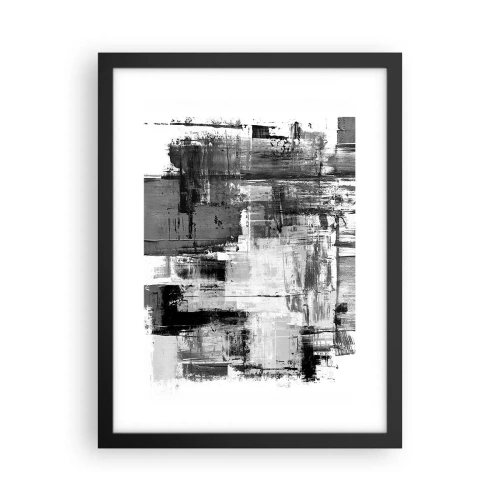 Plakát v černém rámu - Šedé je krásné - 30x40 cm