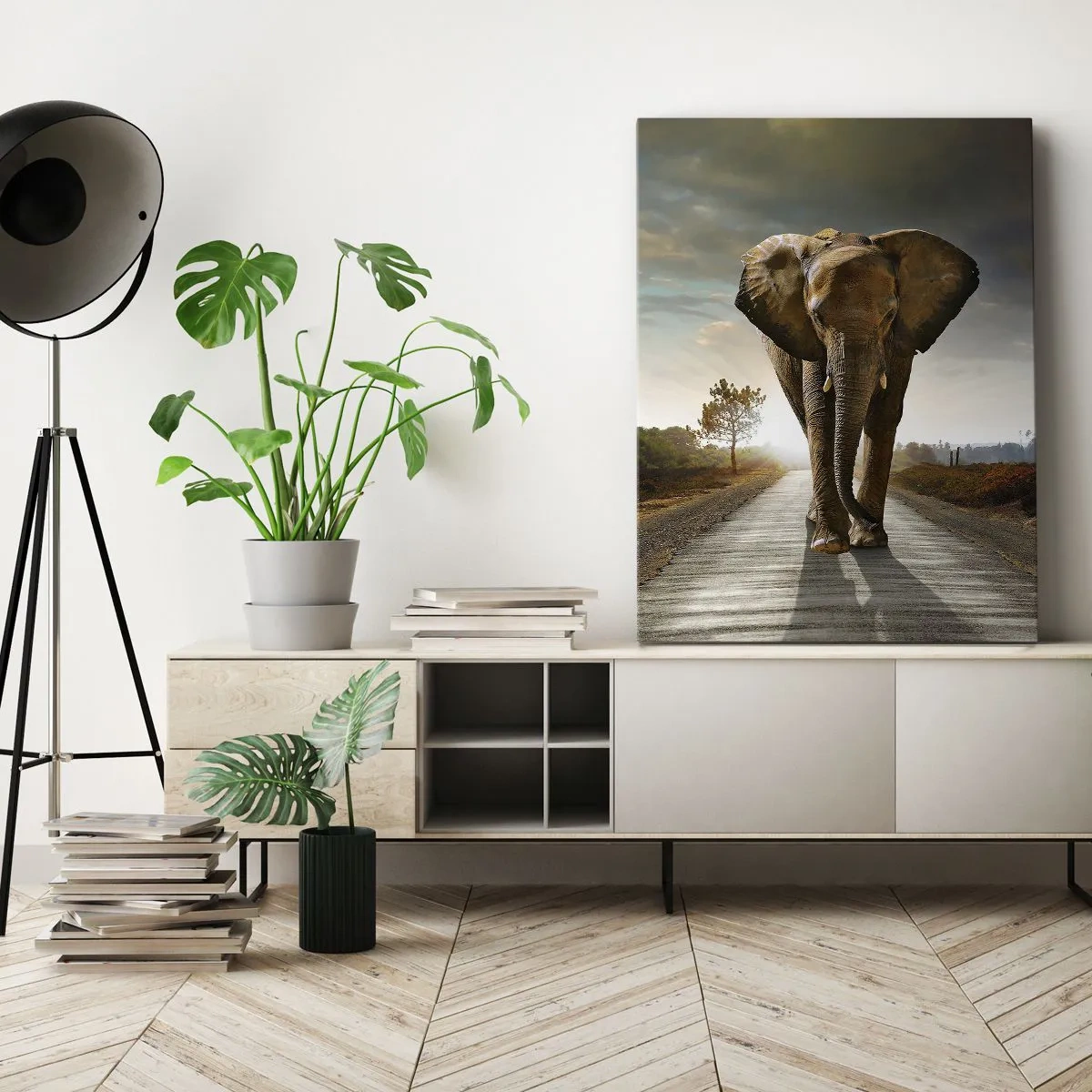 Obraz na plátně - A vůbec ne ve skladu porcelánu - 70x100 cm